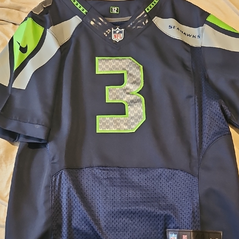 Seattle Seahawks Navy Blue Jersey